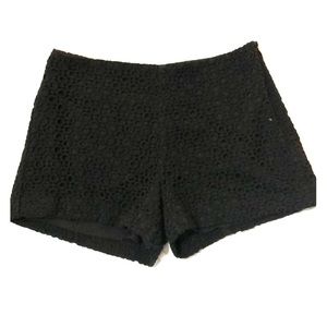 Banana Republic 2P Black Lace Shorts